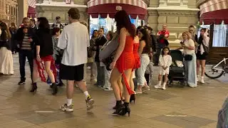 Walking in Moscow