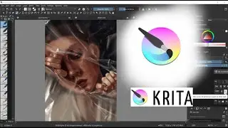 How to draw plastic in krita..||Timelapse|| ||Kirta||...#kritadrawing #timelapse