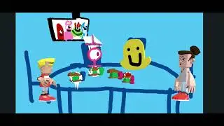 Billy misbehaved at Mr Bounce's Bean Burger House