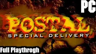 POSTAL: Special Delivery (1998) PC - (Expansion Pack) - Full Walkthrough - (No Commentary)