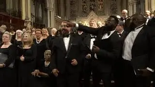 Trampin - warm welcome of American gospel at St Mary Abbots Church in Kensington - London 2025