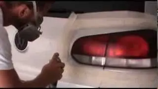 Plasti Dip SMOKE + GLOSSIFIER - Fari Volkswagen Golf serie 6 by Dipyourcar.it