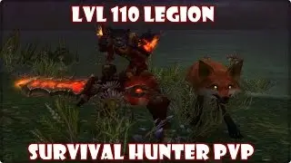 World of Warcraft - Legion 110 Survival Hunter PvP /w Commentary