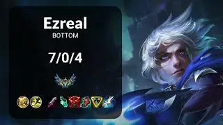 Ezreal vs Varus BOTTOM - KR CHALLENGER Patch 15.5