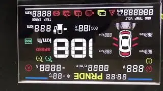Custom made 7 segments LCD display modules from China LCD manufacturer SKYLCD