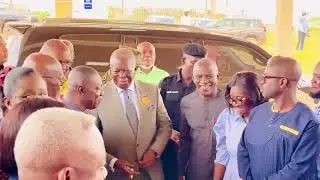 Asantehene inspects hospital projects, assures to intervene for the completion of Sewuah hospital