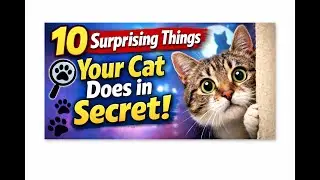 10 Surprising Things Your Cat Does When You’re Not Watching 😼 | Cat Secrets Revealed!