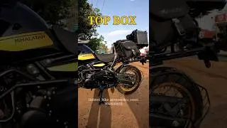 TOP BOX Installation on Himalayan 450 #topbox #himalayan450