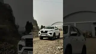 Two beasts in one frame🐘.                                          #trending #new #fortuner #hilux