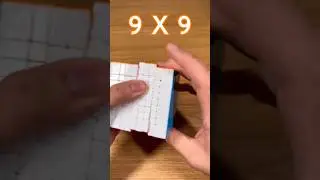 All cubes 1 x1 to 9 x 9 #shorts #virlashorts #cubingwithshaurya #allcubes #1x1