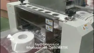 Automatic JRT jumbo roll paper bath tissue shrink wrapping machine#shrinkandwrappingmachine#machine