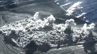 MINE BLASTING SLOW MOTION || MINING GURU