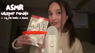 asmr - whisper ramble + my fav books & shows