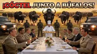 ¡Cóctel Exclusivo: 8 Millonarios DEVORADOS Por Celebrar Junto A Territorio De Búfalos Salvajes!