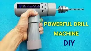 HOW TO MAKE DRILL MACHINE AT HOME/DIY