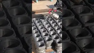 More anti-rust oil protect them before shipping👏#machining #foundry #manufacturing