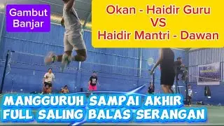 Masi cedera parah siku, Haidir Mantri Full Smash Coba Merobohkan Pertahanan Kuat Okan Aluh-Aluh