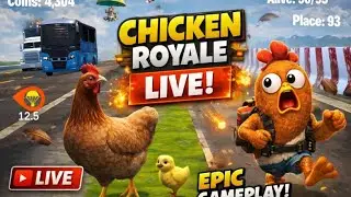 Chicken Royale Live Stream 1 mistake = game over 🐔💀 | LIVE #shorts #livestream
