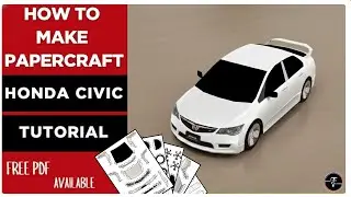 Tutorial / how to make a papercraft car