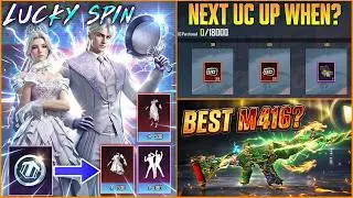 💕VALENTINE LUCKY SPIN IN BGMI || NEXT UC UP? || M416 TIGER COMING BACK || FREE CRICKET SET.