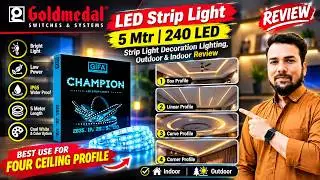 GOLDMEDAL LED Strip Light 5 Mtr | 240 LED Strip Light Decoration Lighting,Outdoor & Indoor Review