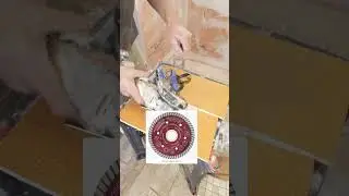 Tile around a drain
