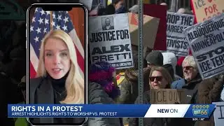 Albuquerque 'ICE Out' Protest: Arrest highlights rights to protest, worship