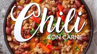 🌶 CHILI CON CARNE Receta DELICIOSA  🌶 Chili PASO A PASO ✅