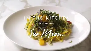 Zucchini Pasta Recipe ft. Sun Potion Ashitaba | In The Kitchen | Free People