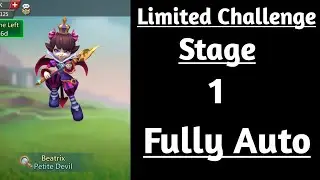 Lords Mobile limited challenge trick vs trick stage 1 fully auto|Petite Devil challenge stage 1 auto