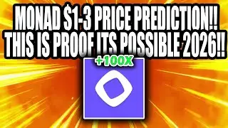 MONAD $1-3 PRICE PREDICTION IN 2026!! MONAD WILL SHOCK EVERYONE!!