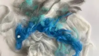 Dragon Ninja - flat lay stop animation with wool roving!