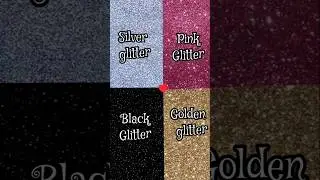 silver glitter🪩,pink glitter😍, black glitter,🤩 golden glitter🌺, subscribe for more 🤗#asthetic#shots