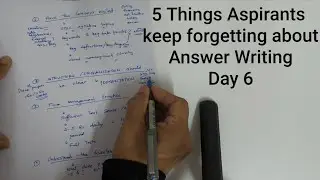 All UPSC Answer Writing Basics are built around these 5 points| Manuj Jindal IAS AIR 53