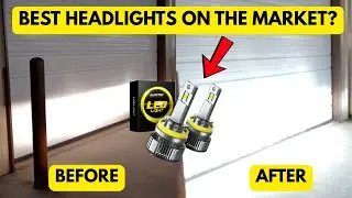 Auxito LED Headlights on the Fiesta ST