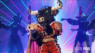 The Masked Singer 6   The Bull sings Train's Drops of Jupiter