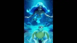 The Mermaid's Guiding Light ✨ #animation #fyp #viral #ai #trending
