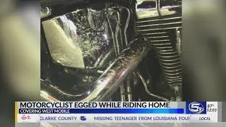 Dangerous prank, motorcycle riders being egged in Mobile