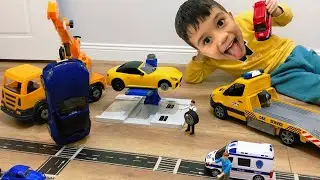 🔴 EYVAH KAZA! 💥 Bruder Arabaların Lastiği Fırladı! | Yeni &Ccedil;ekici ve Tamir Seti Unboxing