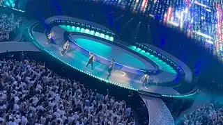 Backstreet Boys at The Sphere in Las Vegas New Years Eve clips