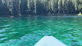 KAYAKING Clear Lake OREGON home of the UNDER WATER Forest
