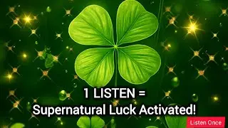 🍀 Activate SUPERNATURAL LUCK Now! | Instant Good Fortune Subliminal ⚡ (1 Listen = Lucky Breaks!)