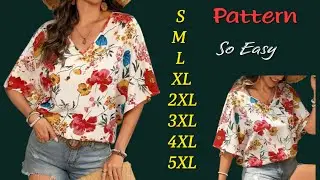 ⚘️ New Trends ⚘️Stylish Trendy Blouse This Year's ✂️ Pattern for a Beautiful Blouse 💃Cut and Sew