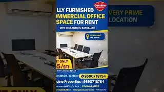 6000sft fully furnished commercial office space for rent in bellandur