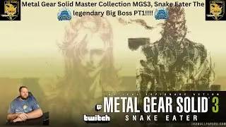 Metal Gear Solid Master Collection MGS3, Snake Eater The legendary Big Boss PT1 !!!!!