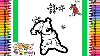 The Coloring Couple Presents: Kids' Coloring Corner | Teddy from Mr. Bean | Merry Christmas!