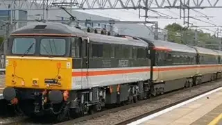 LSL Class 87 87002 'Royal Sovereign' Propels The Friday Charter with DVT Tones @ MKC 26/8/22