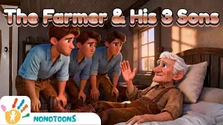 The Farmer and His Three Sons | Hard Work Moral Story for Kids | Bedtime Stories