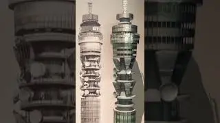 The BT Tower At The Science Museum #shorts #sciencemuseum #london #thames #londonarchitecture #itv