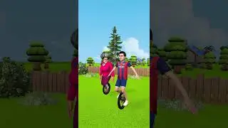 Unicycle Challenge! Who&rsquo;s the Best Rider #Scary Teacher #animation#familyfun #funny